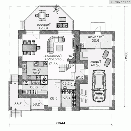 ������ ���� � 3 ��������� � ������� � D-143-2P - 1-� ����