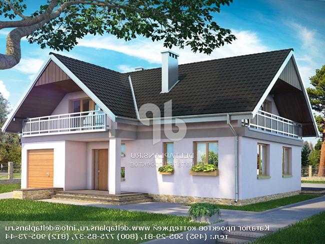 Двухэтажный дом проект № A-268-1K Двухэтажный дом проект № A-268-1K