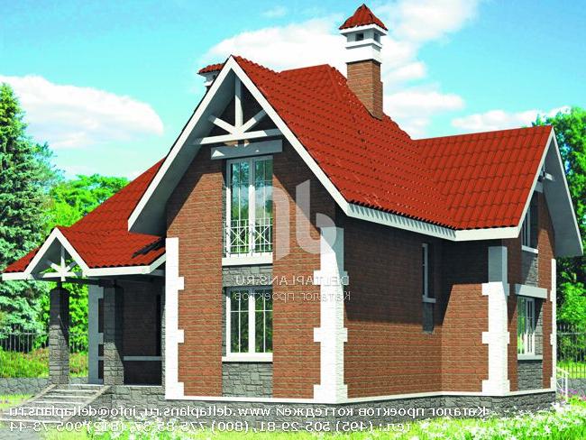 Проект 1 этажного дома 10 на 10 с мансардой № F-160-1P Проект 1 этажного дома 10 на 10 с мансардой № F-160-1P