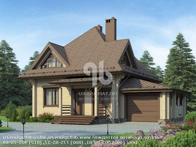 Проект деревянного дома № G-153-1D Проект деревянного дома № G-153-1D