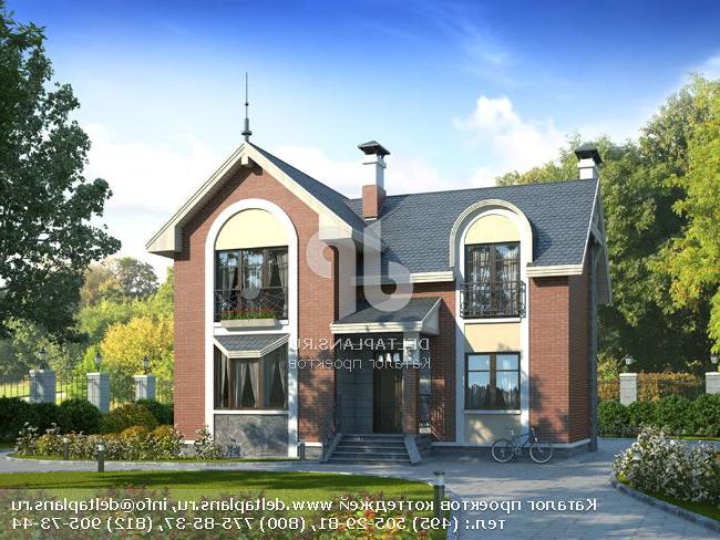 Проект двухэтажного компактного дома из газобетона № H-144-1P Проект двухэтажного компактного дома из газобетона № H-144-1P