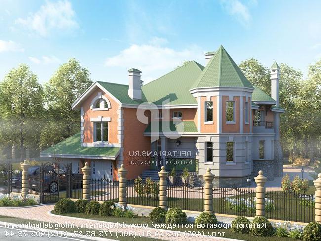 Дом-коттедж газобетон № L-265-1P Дом-коттедж газобетон № L-265-1P