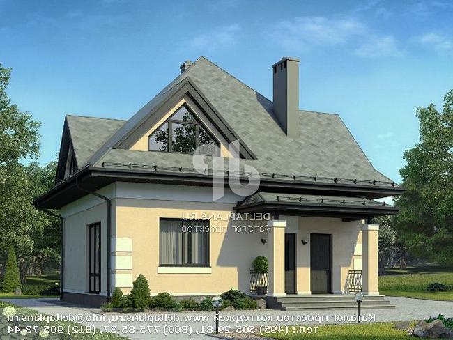 Проект пенобетонного дома № M-124-2P Проект пенобетонного дома № M-124-2P