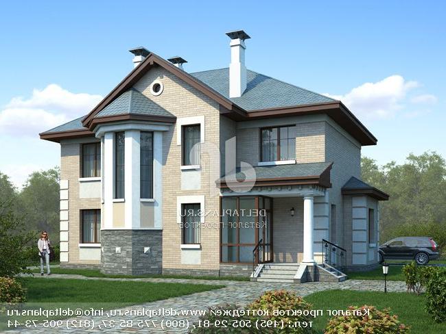 Загородный дом с террасой № M-204-1K Загородный дом с террасой № M-204-1K