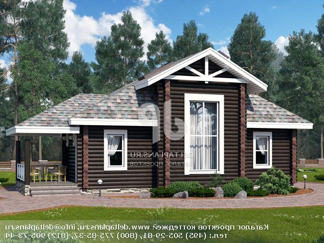 Проект деревянной бани № N-048-1D Проект деревянной бани № N-048-1D