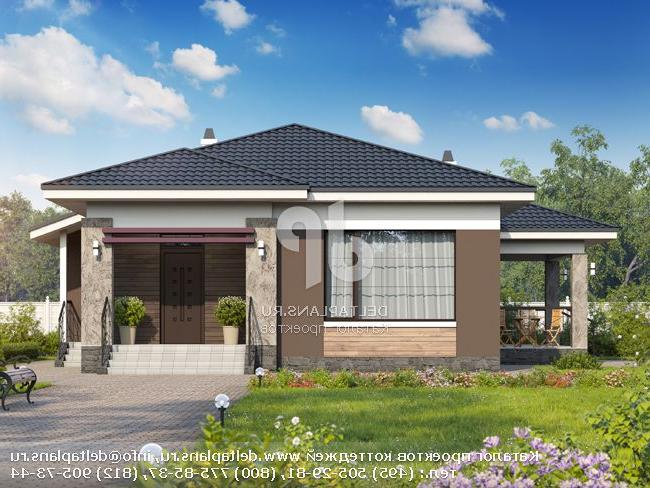 Проект пенобетонного дома № N-146-1P Проект пенобетонного дома № N-146-1P