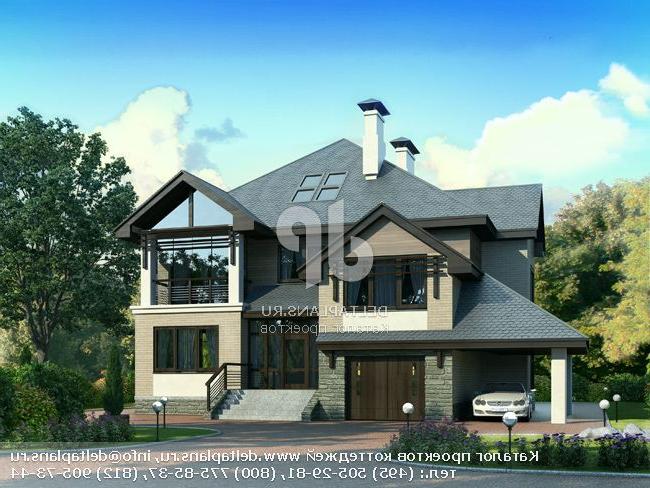 Проект коттеджа в современном стиле № T-261-1P Проект коттеджа в современном стиле № T-261-1P