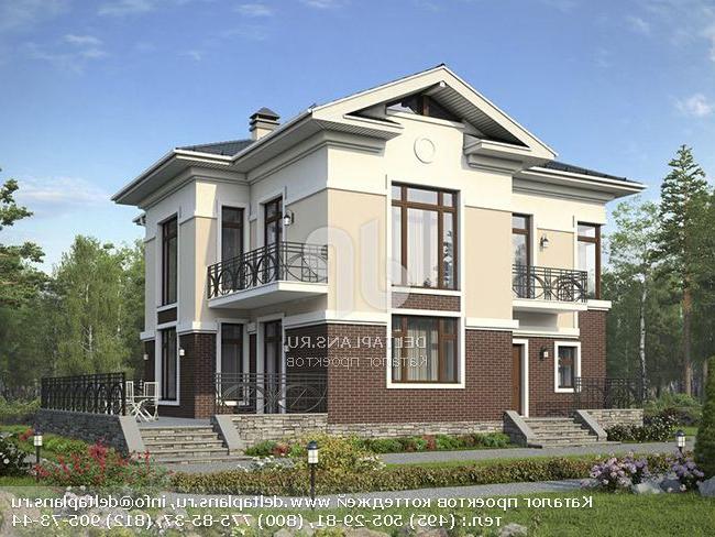 Дом из газобетонных блоков проект № U-264-1P Дом из газобетонных блоков проект № U-264-1P