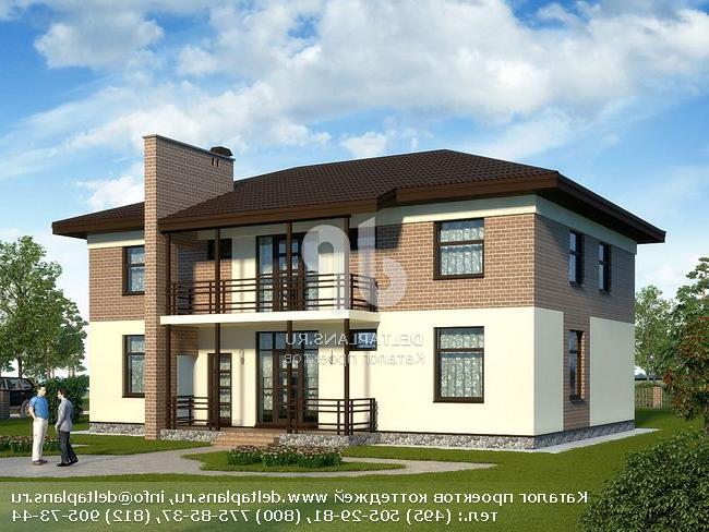 Проект 2 этажного дома № X-216-1P Проект 2 этажного дома № X-216-1P