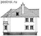 Проект дома из кирпича 4 этажа № G-193-1K - вид спереди