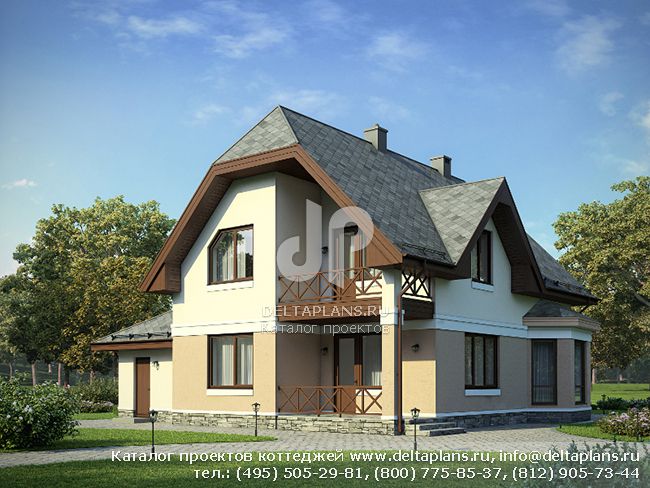 Газобетонный дом, проект № G-181-2P Газобетонный дом, проект № G-181-2P