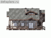 Загородный дом (в гостиной второй свет) № G-191-1K - вид слева
