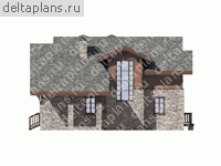 Загородный дом (в гостиной второй свет) № G-191-1K - вид справа