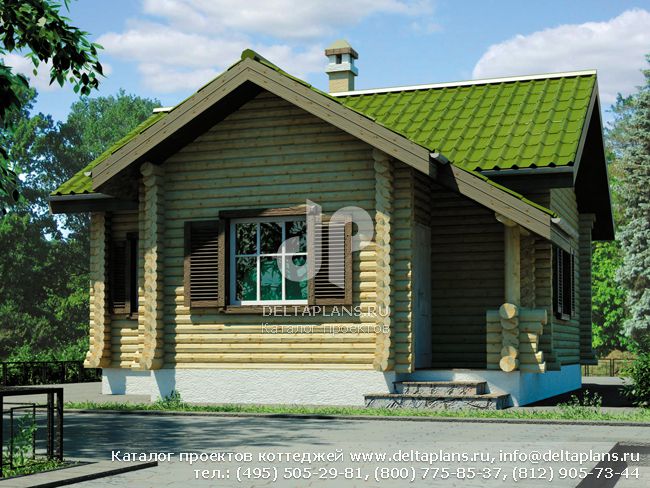 Дом баня проект № P-042-1D Дом баня проект № P-042-1D