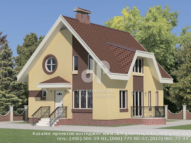 Проект дома 155 кв.м. № T-155-1P Проект дома 155 кв.м. № T-155-1P