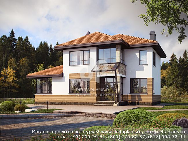 Дом 160 кв.м № T-161-1P Дом 160 кв.м № T-161-1P