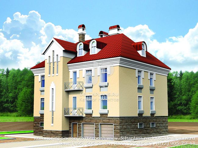 Дом 12,3 на 13,8 № U-433-1K Дом 12,3 на 13,8 № U-433-1K