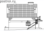 Дом 10,6 на 11 № V-196-1P - вид справа